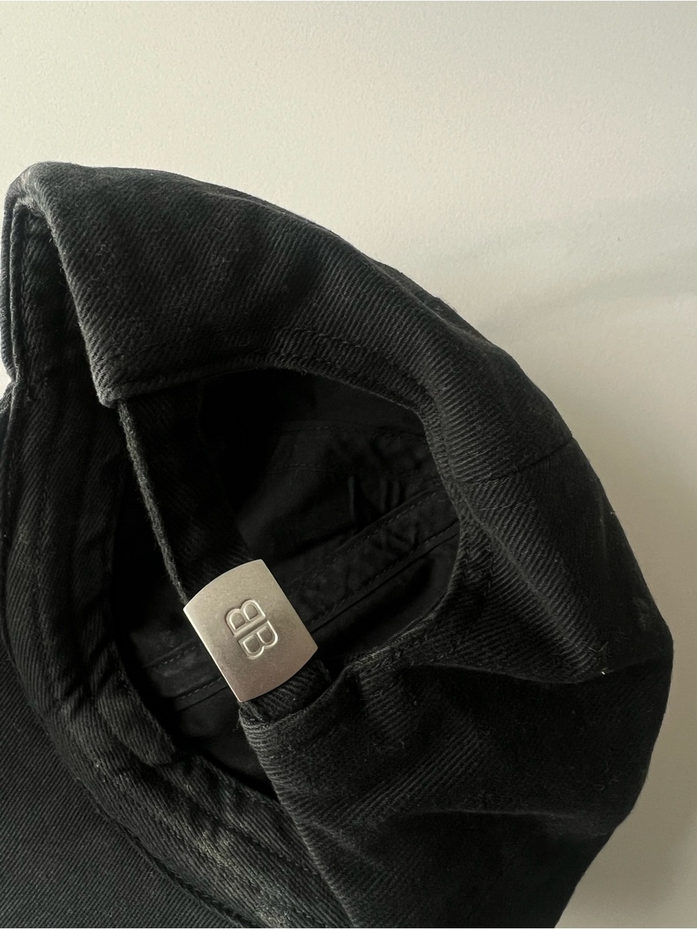 Balenciaga Black Baseball Cap size Small - Picture 2 of 8